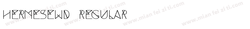 HermesEWD Regular字体转换